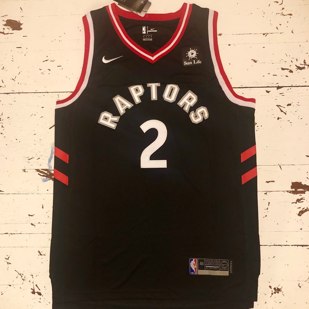 Kahwi Leonard Raptors Jersey (Black)